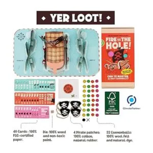 Fire in the Hole El juego de fiesta pirata sin plástico_3