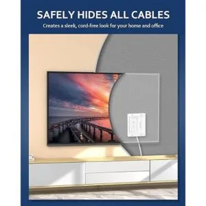 ZEXMTE Kit de gestión de cables en pared para TV salida_5