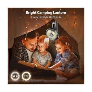 SmartDevil Ventilador de camping portátil con luces LED_5