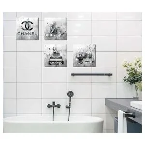 Arte de pared de moda para dormitorio de mujer decoración_5