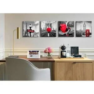 JiazuGo Decoración de París para dormitorio decoración de_6