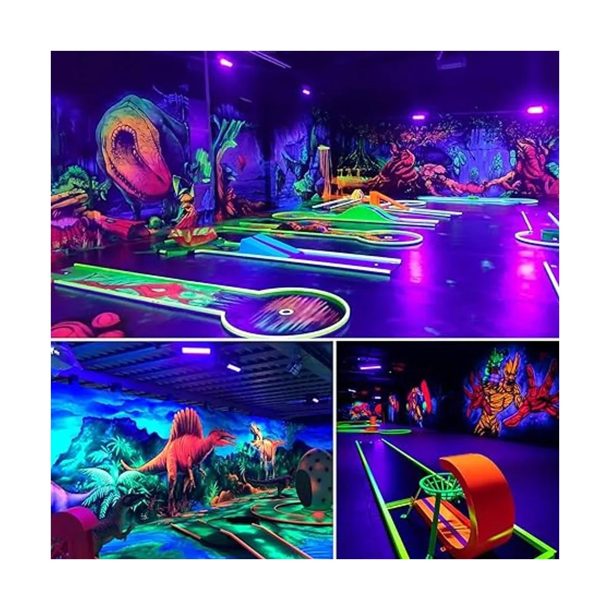 Barra de luz negra mejorada de 100 W luz de inundación de_6