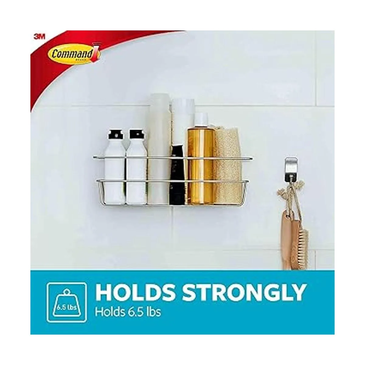 Command Organizador de ducha con tiras de mando_3