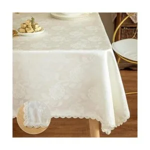 GLORY SEASON Mantel texturizado impermeable a prueba de_4