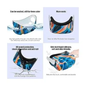 for Oculus Quest 2 Accessories Quest 2 VR Silicone face_5