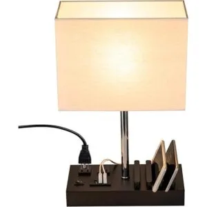 Briever Lámpara de mesa USB lámpara de escritorio_1