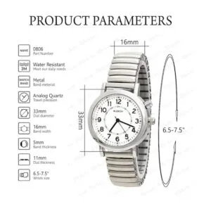 Blekon Reloj de esfera iluminada original para mujer caja_2