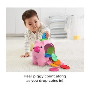 Alcancía de cochinito FisherPrice Laugh Learn Count_4