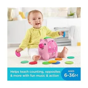 Alcancía de cochinito FisherPrice Laugh Learn Count_2