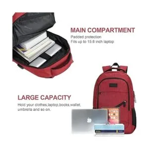 Mecrowd Laptop Backpack for Women Anti Theft Backpack_7
