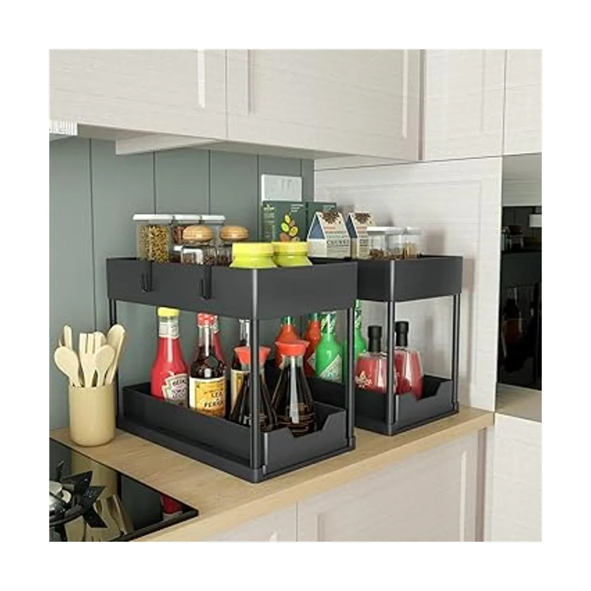 DEKAVA Paquete de 2 organizadores para debajo del_3