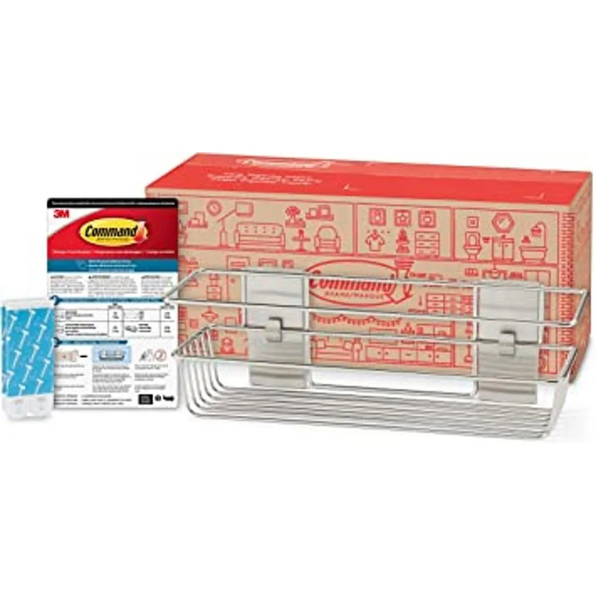 Command Organizador de ducha con tiras de mando_1