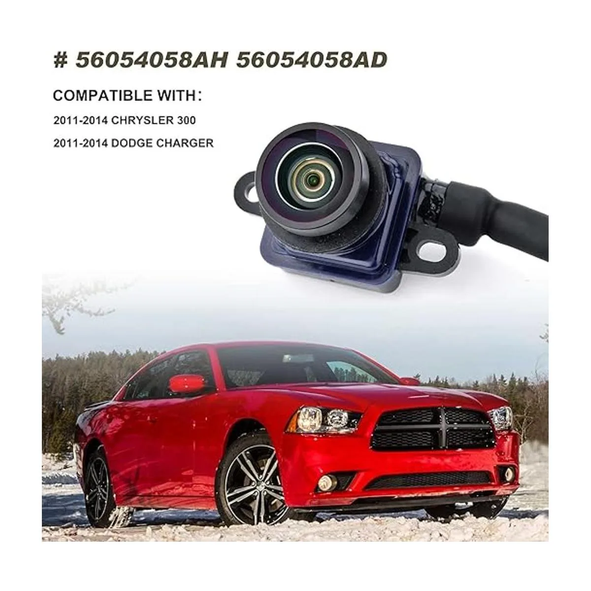 Cámara de respaldo de visión trasera compatible con_2