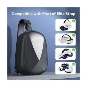 ZYBER Hard Carrying Case for Meta Quest 2 Black Backpack_5