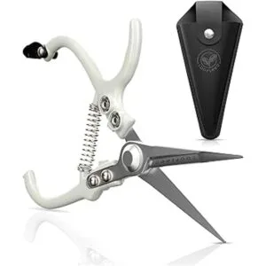 LOOPSEED Tijeras de podar de plantas con vaina de cuero_1