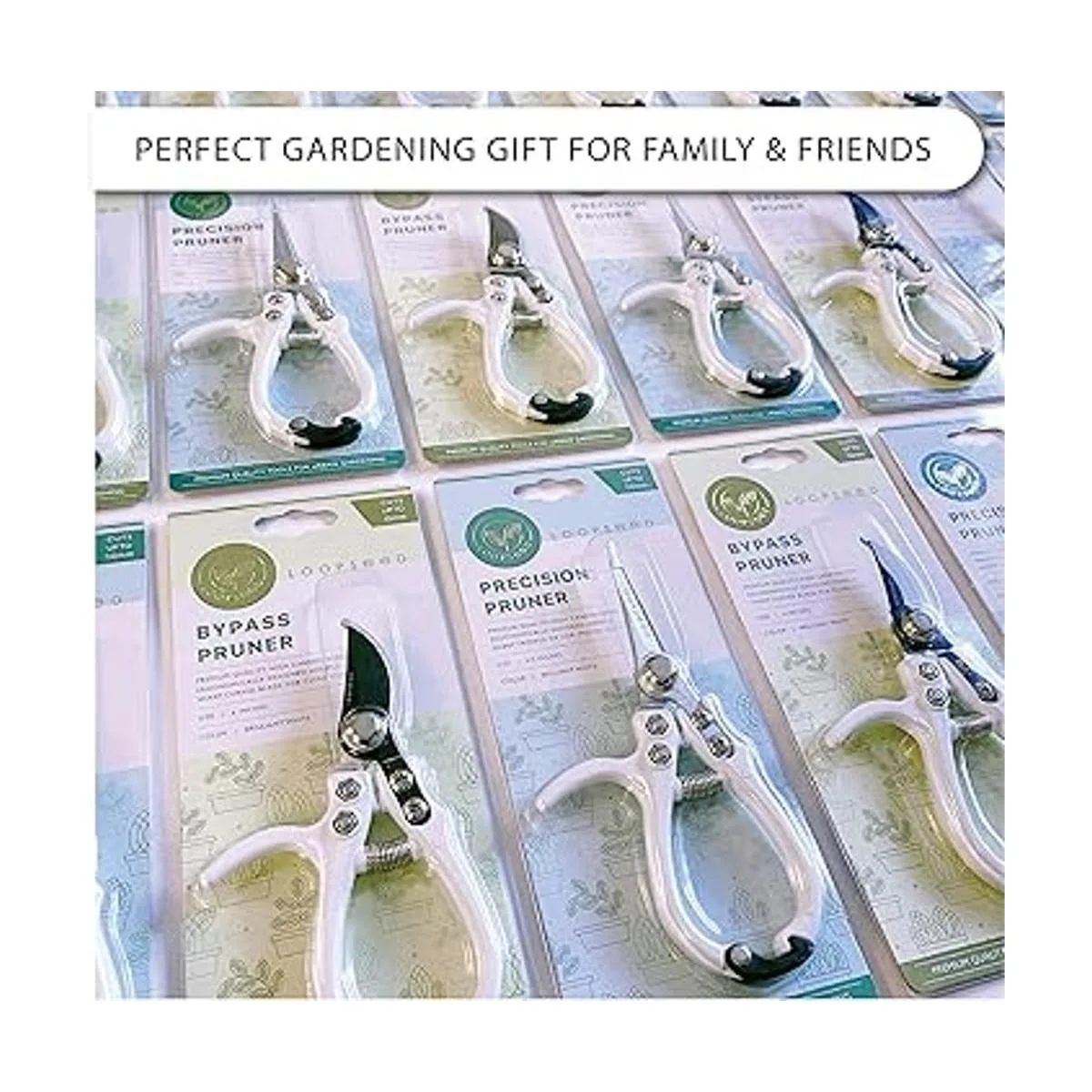 LOOPSEED Tijeras de podar de plantas con vaina de cuero_6