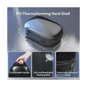 ZYBER Hard Carrying Case for Meta Quest 2 Black Backpack_4