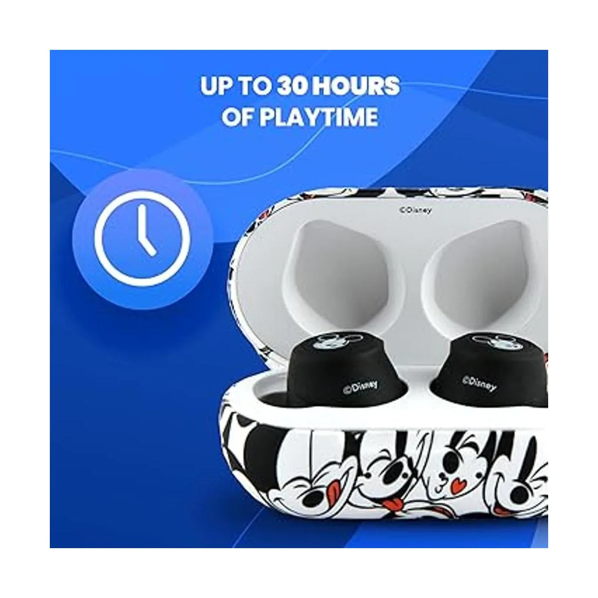Disney Mickey Mouse Auriculares Bluetooth con funda de_3