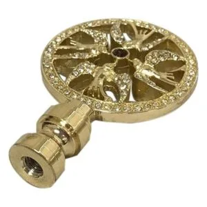 Royal Designs Lámpara de cristal con diseño de filigrana_2