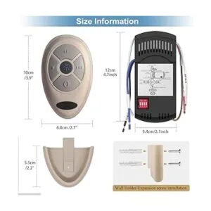 Universal Ceiling Fan Remote Control Kit Dimmable_6