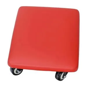 Btibpse Taburete bajo de 360 grados con rueda de piel_6