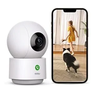 Cámara de seguridad 2K para interiores cámara aosu Baby_1