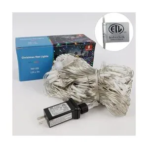 Waterglide Luces de red de Navidad para exteriores 12 x_7