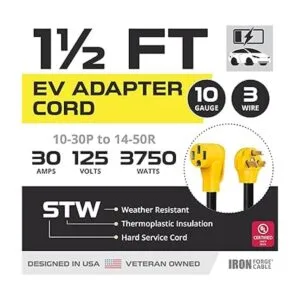 IRON FORGE CABLE Cable adaptador de cargador EV de 1030P a_2