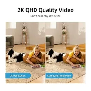 Cámara de seguridad 2K para interiores cámara aosu Baby_3