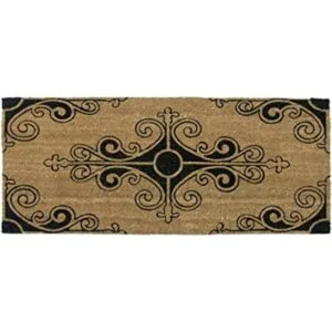 RubberCal. Traditional Fleur de Lis French Mat. Tapete_1