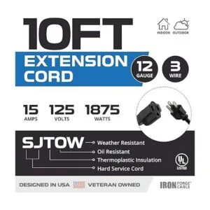 Iron Forge Cable Cable de extensión naranja o rojo 163_2