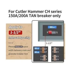 Generator InterlockKit for EatonCutlerHammer Panel Fit_4