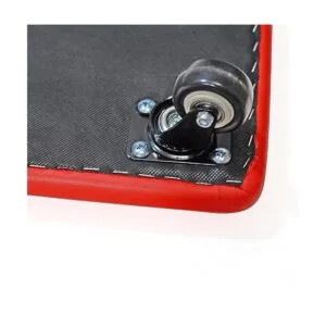 Btibpse Taburete bajo de 360 grados con rueda de piel_4