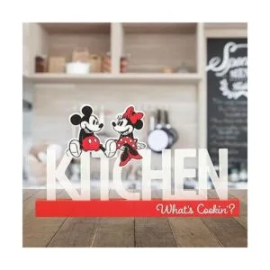 Decoración de mesa de cocina de Mickey Mouse y Minnie_5