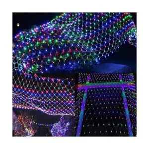 Waterglide Luces de red de Navidad para exteriores 12 x_6