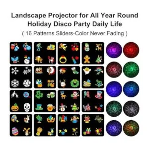 Luces de proyector de Navidad para Halloween proyector de_2