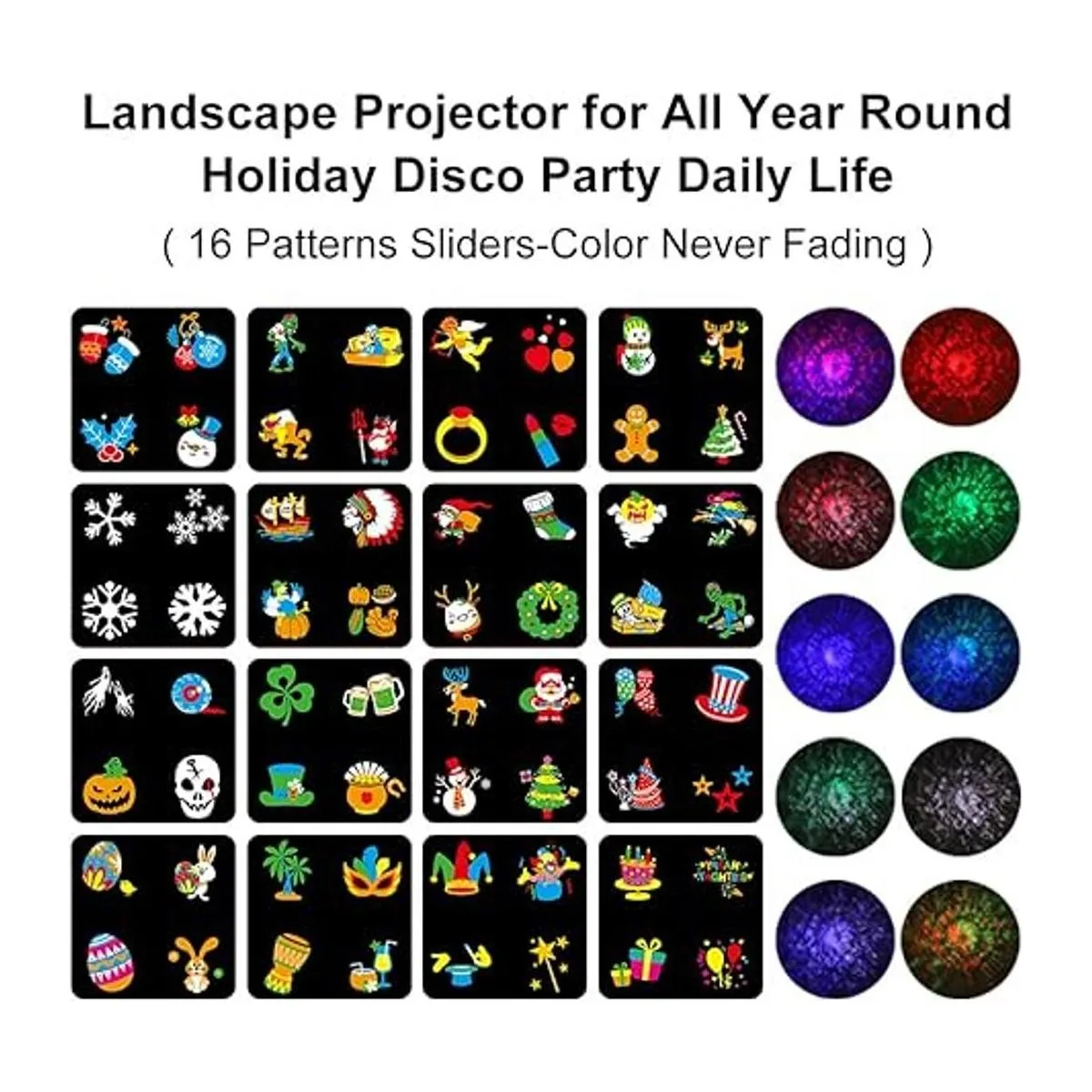 Luces de proyector de Navidad para Halloween proyector de_2