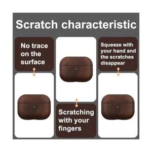 MAOGOAM Funda de cuero para AirPods Pro de 2 generación_5