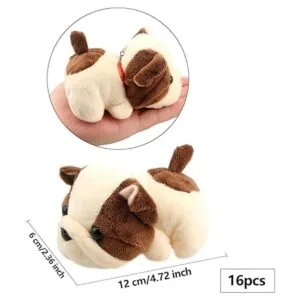 Cotiny 16 piezas de juguete de peluche lindo para perro de_2
