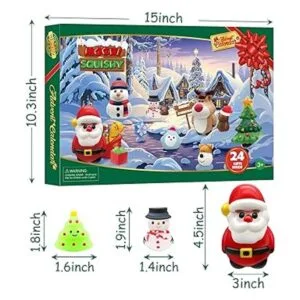 SURCVIO Calendario de Adviento de Navidad 2022 con 4_3