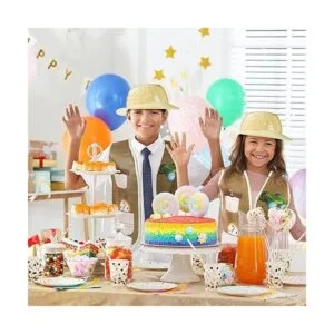 Juego de 24 piezas para fiestas de safari para niños_5