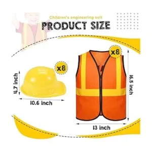 16 chalecos de construcción para niños suministros de_3