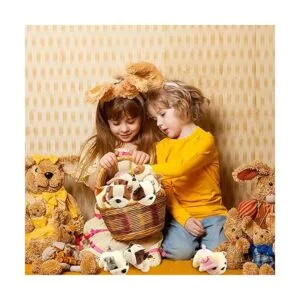 Cotiny 16 piezas de juguete de peluche lindo para perro de_6