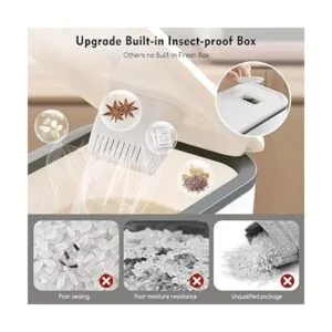 VenDotbi Dispensador de arroz recipiente de arroz de 22 a_3