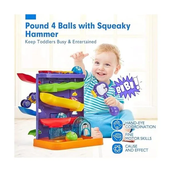 Juguetes para niños de 1 año bolas 2 en 1 libra juguete_3