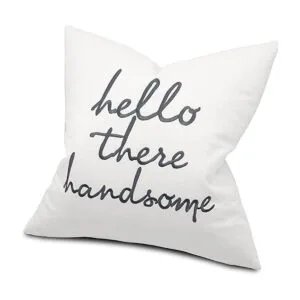 DecorHouzz fundas de almohada hola apuesto buenos días_3