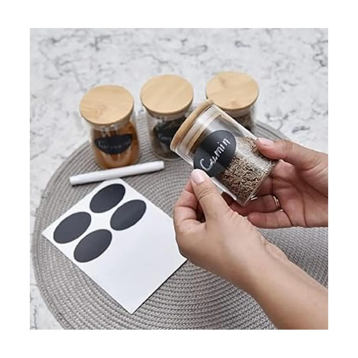 PreZervers 12 frascos de vidrio de borosilicato 7_5