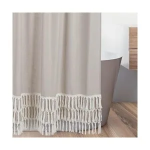 Sweet Jojo Designs Cortina de baño bohemia de tela de_3