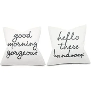DecorHouzz fundas de almohada hola apuesto buenos días_1