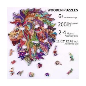 Rompecabezas de madera para adultos 200 piezas de_2